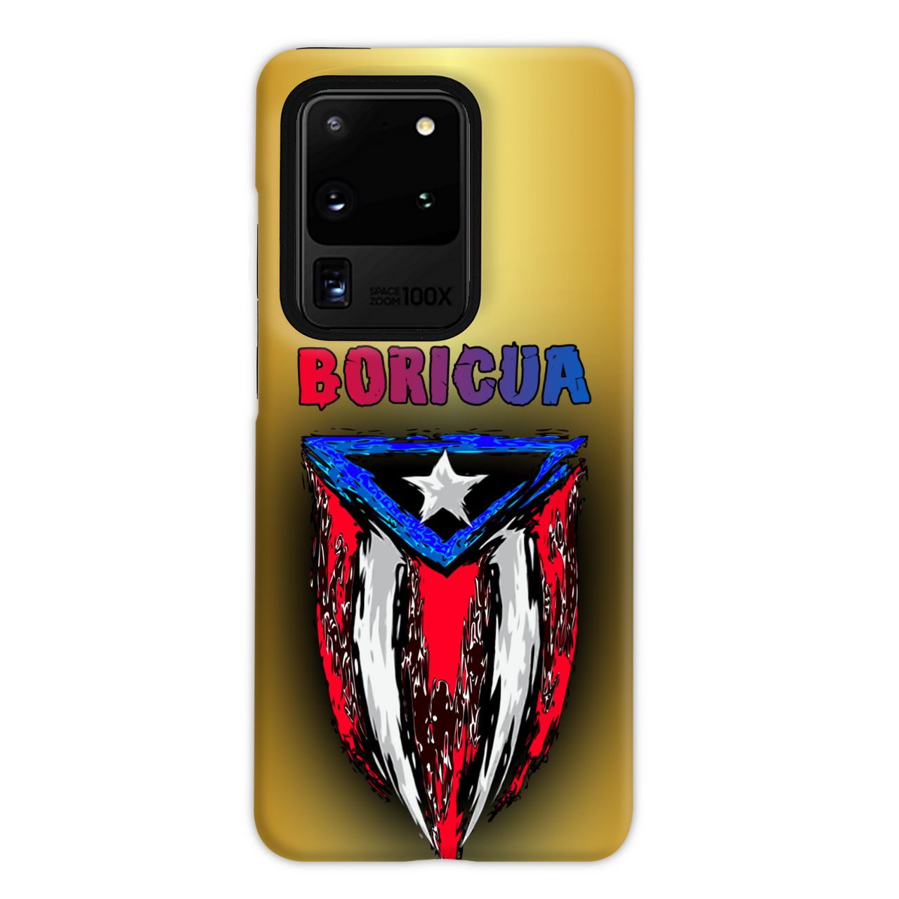 ABSTRACT BORICUA FLAG PHONE CASE