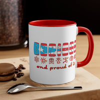 Thumbnail for Proud Boricua - Accent Coffee Mug, 11oz