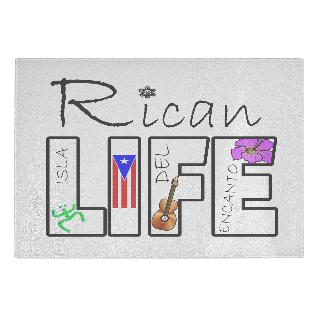Glass Cutting Board - Rican Life
