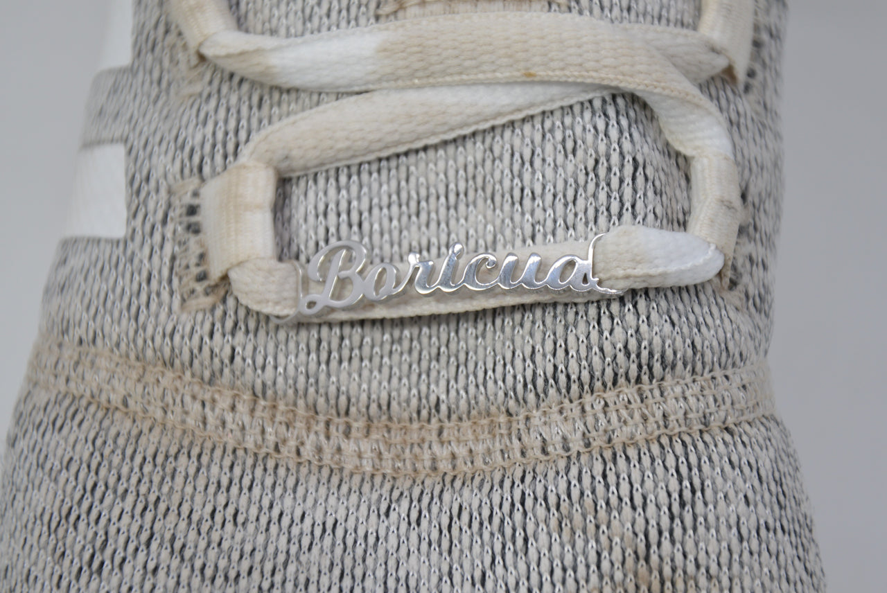 Boricua Shoe Lace Charm - Gold or Silver