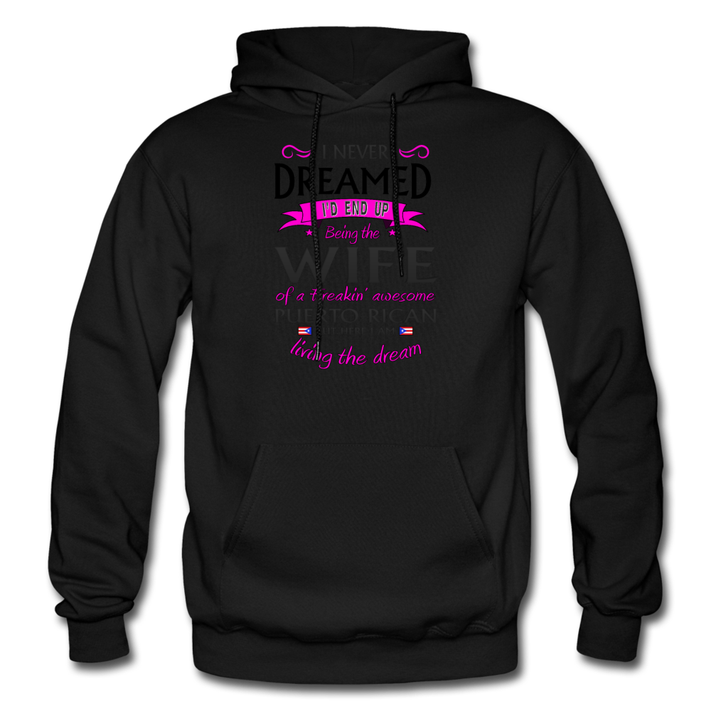 WIFE of Awesome PR HD Pullover Hoodie - black