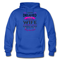 Thumbnail for WIFE of Awesome PR HD Pullover Hoodie - royal blue