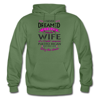 Thumbnail for WIFE of Awesome PR HD Pullover Hoodie - military green