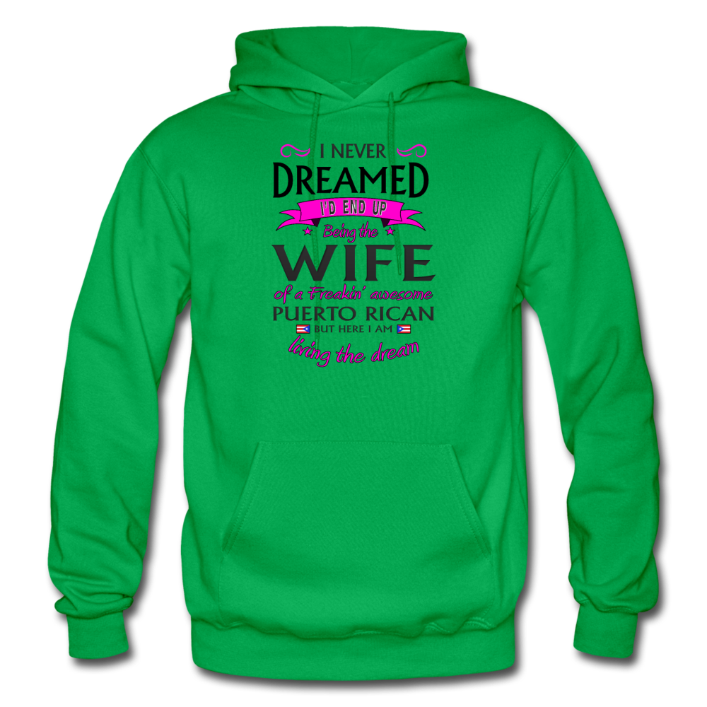 WIFE of Awesome PR HD Pullover Hoodie - kelly green