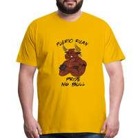 Thumbnail for Puerto Rican Pride No Bull - Premium T-Shirt - sun yellow