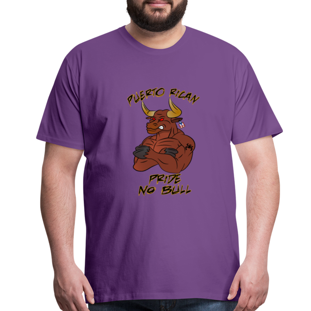 Puerto Rican Pride No Bull - Premium T-Shirt - purple