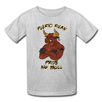 Thumbnail for Puerto Rican Pride No Bull Kids' T-Shirt - heather gray