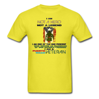 Thumbnail for I Am One Percent Who Served - Unisex Classic T-Shirt - yellow