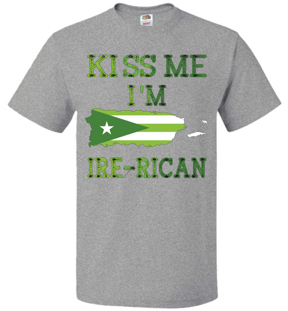 Kiss Me I'm Ire-Rican Unisex Tee