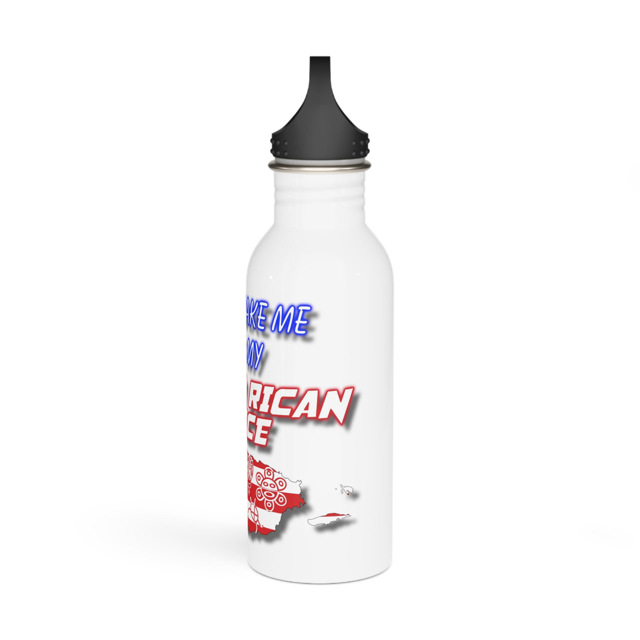 Don't Make Me Use My PR Voice 20 oz. Stainless Steel Water Bottle