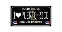 Thumbnail for Black I Love Puerto Rico Vinyl Decals