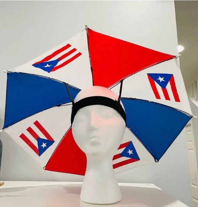 Puerto Rico Flag Umbrella Hat Puerto Rican Pride