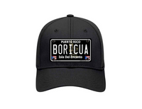 Thumbnail for Boricua Puerto Rico Black License Plate Hat