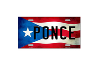 Thumbnail for Flag PONCE License Plate