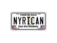 Thumbnail for NYRICAN License Plate Black or White