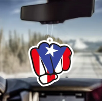 Thumbnail for Puerto Rico Fist Flag Rear-view Mirror Air Freshener