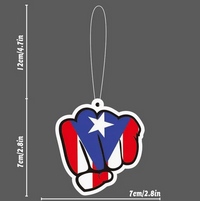Thumbnail for Puerto Rico Fist Flag Rear-view Mirror Air Freshener