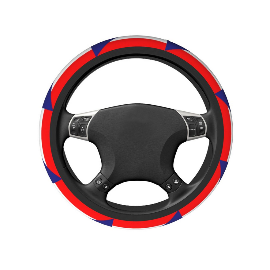 Puerto Rico Flag Steering Wheel Cover