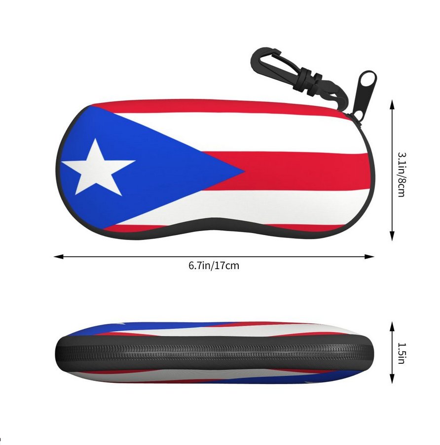 Puerto Rico Flag Glasses Case