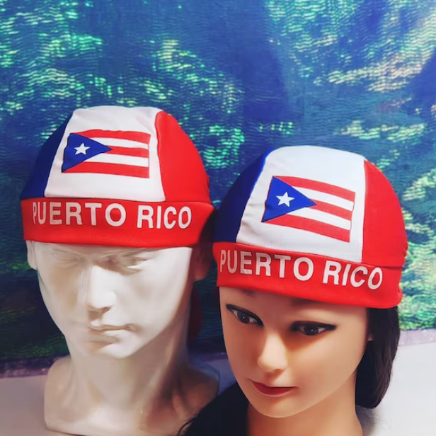 Black Puerto Rico Flag Durag – Puerto Rican Pride