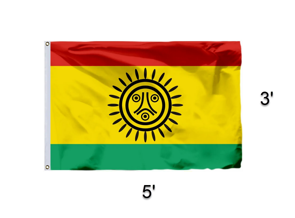 3' x 5' Jatibonicu Taino Tribal Nation Flag