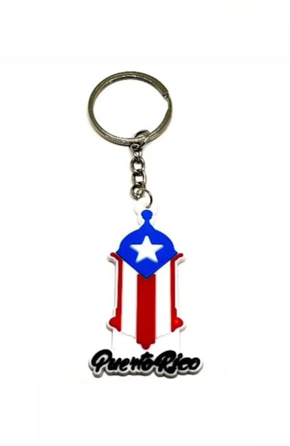 Puerto Rico Garita Keychain
