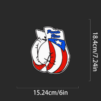 Thumbnail for Puerto Rico Boxing Gloves Decal
