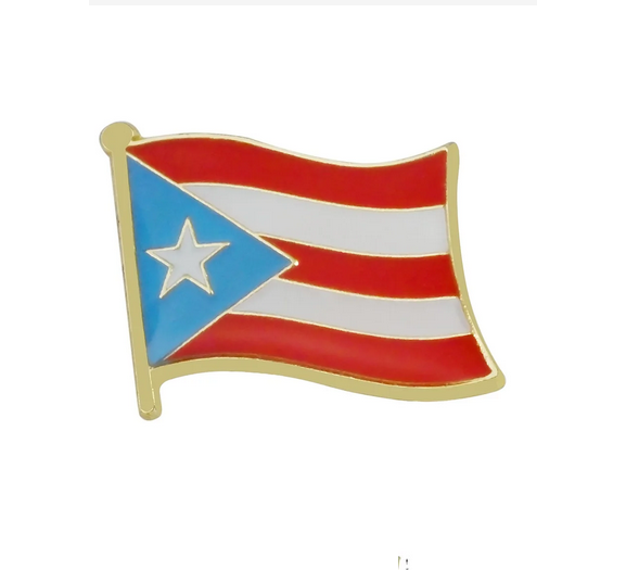 Puerto Rico Flag Lapel Pin