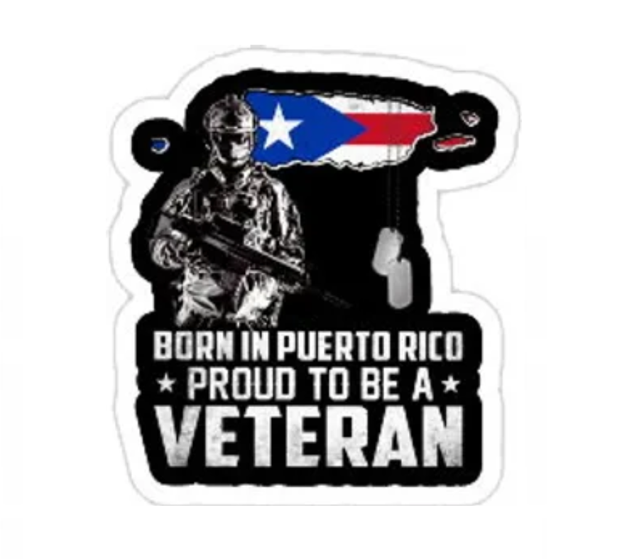 Puerto Rican Veteran Decal