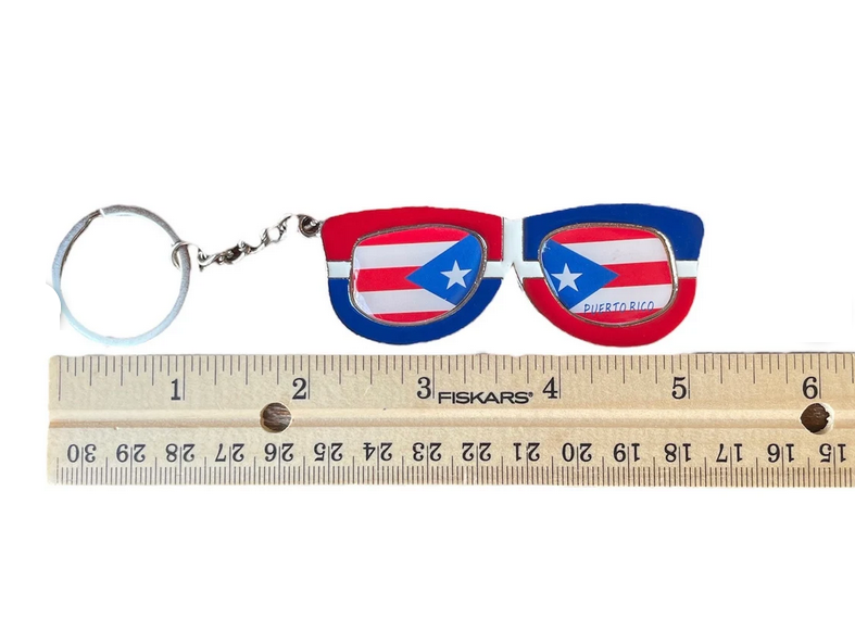 Puerto Rico Sun Shades Keychain