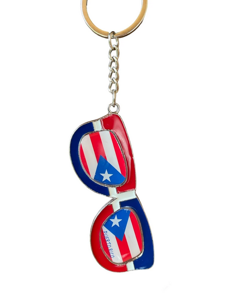 Puerto Rico Sun Shades Keychain