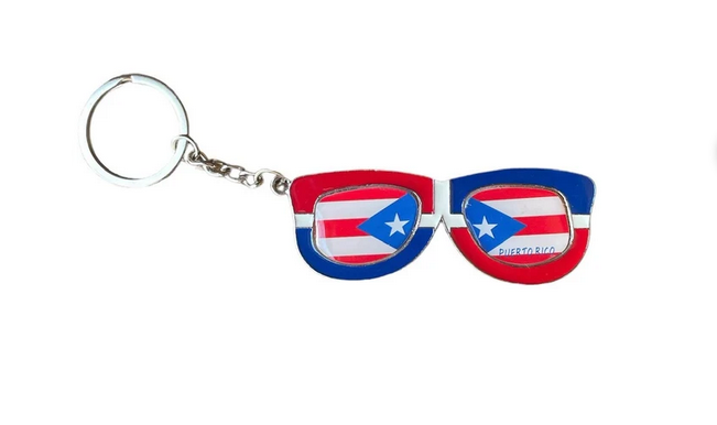 Puerto Rico Sun Shades Keychain