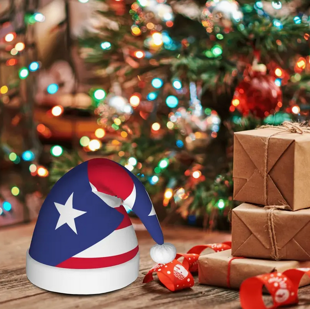 Puerto Rico Santa Hat Cap