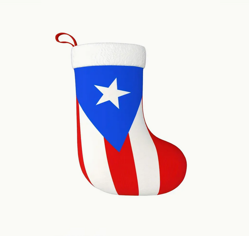 Puerto Rico Christmas Stocking