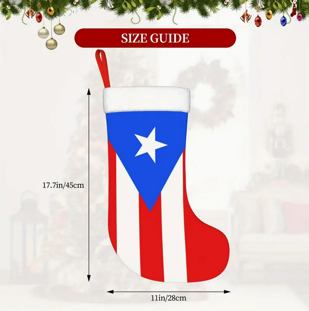 Puerto Rico Christmas Stocking