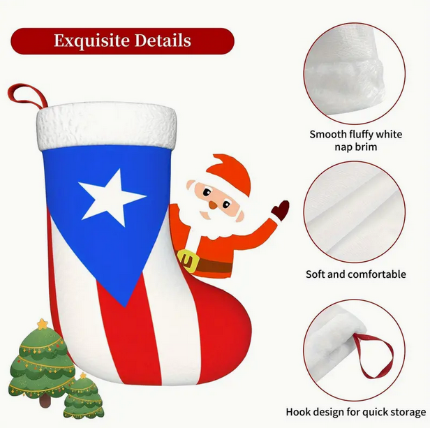 Puerto Rico Christmas Stocking