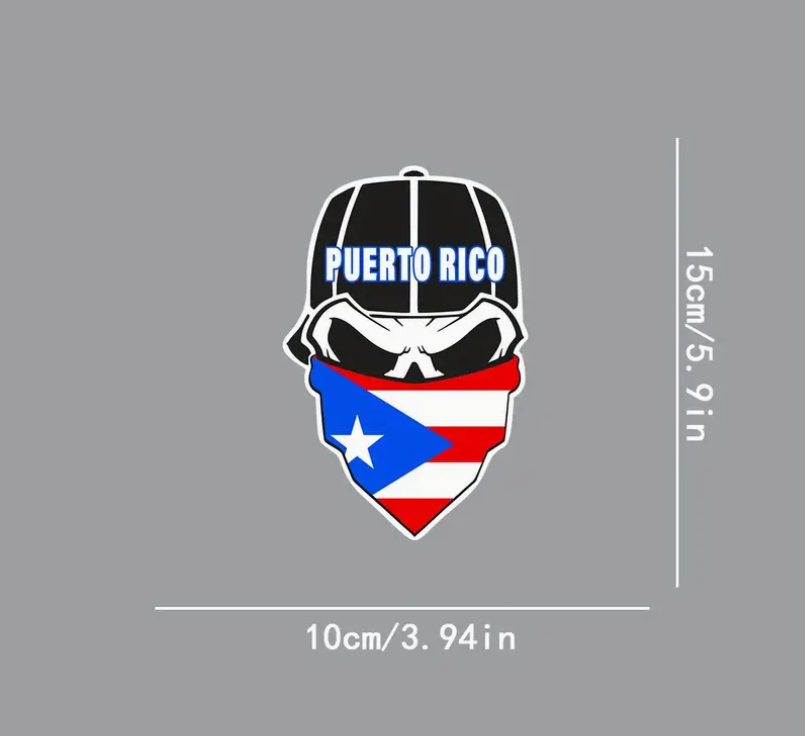 Badass Puerto Rican Decal