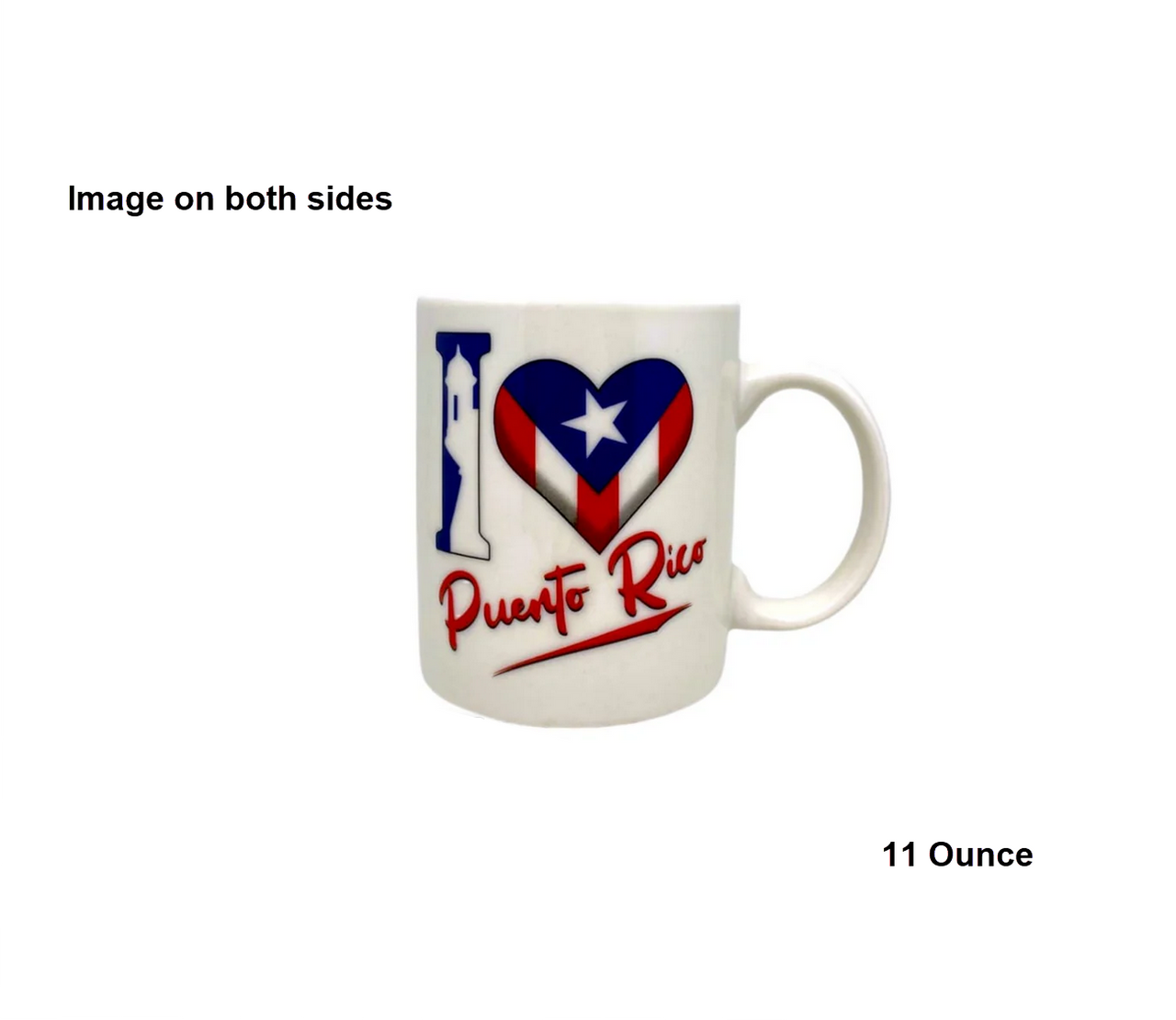 I Love Puerto Rico Coffee Cup / Mug