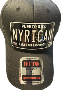 Thumbnail for Nyrican Puerto Rico Black License Plate Hat
