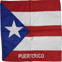 Thumbnail for Cotton Puerto Rico Flag Bandana