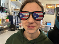 Thumbnail for Adult Puerto Rican Flag Sunglasses