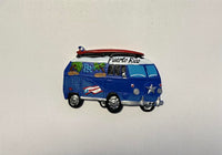 Thumbnail for VW Beach Van PR Flag Refrigerator Magnet