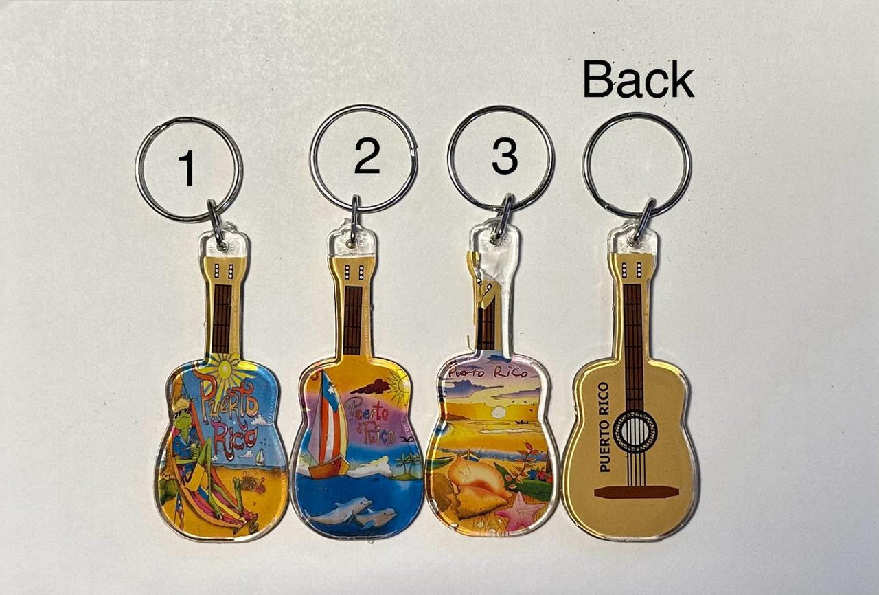 Puerto Rican Cuatro Series Keychain (6 styles)