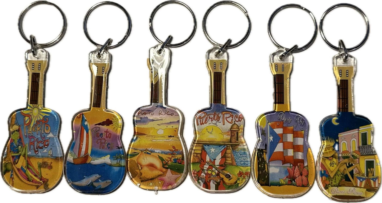 Puerto Rican Cuatro Series Keychain (6 styles)