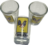 Thumbnail for 1 oz Puerto Rico Rooster Shot Glass