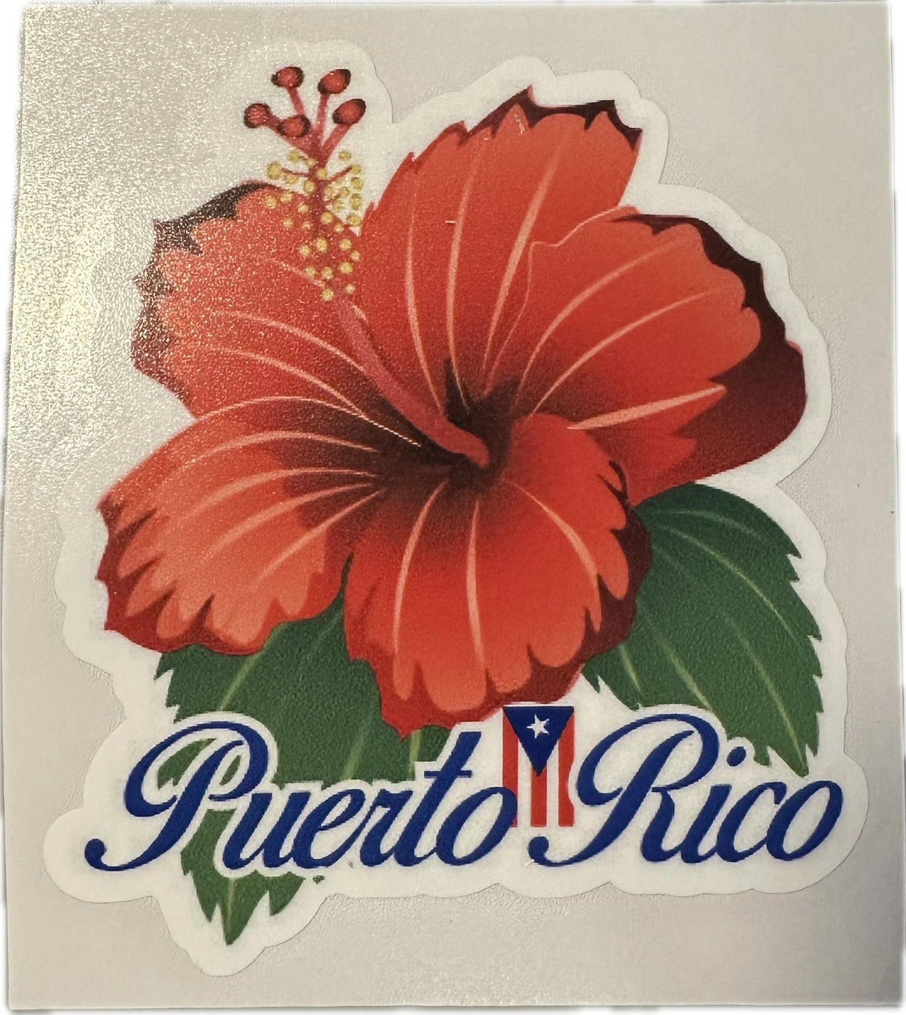 Puerto Rico Flower (Flor de Maga) Decal