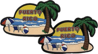 Thumbnail for Puerto Rico Beach Palm Refrigerator Magnet