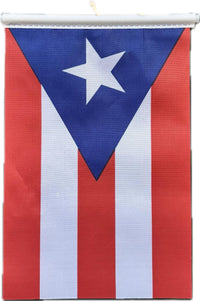 Thumbnail for Puerto Rico - Double Sided Hanging Window Flag