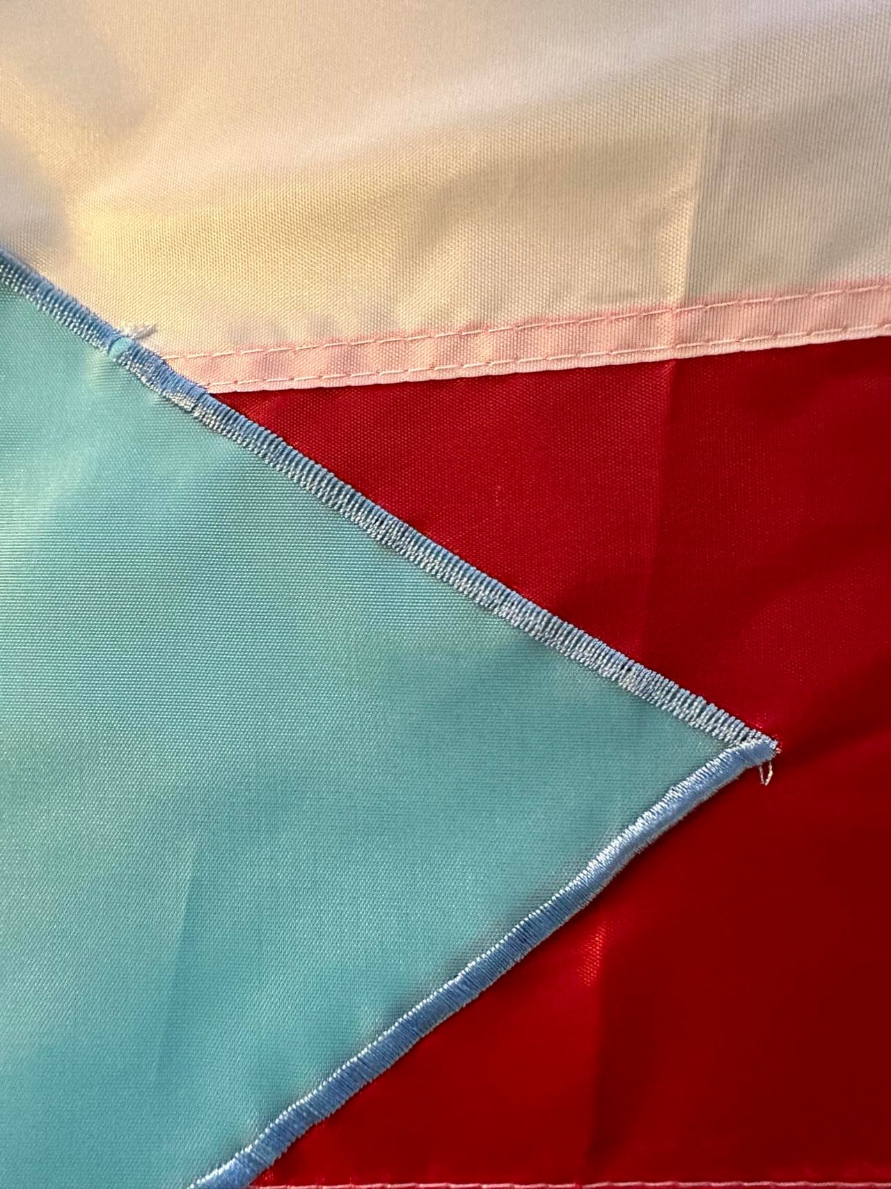 Embroidered Puerto Rico Flag Light Blue (Old Style) 2' x 3' (Copy)