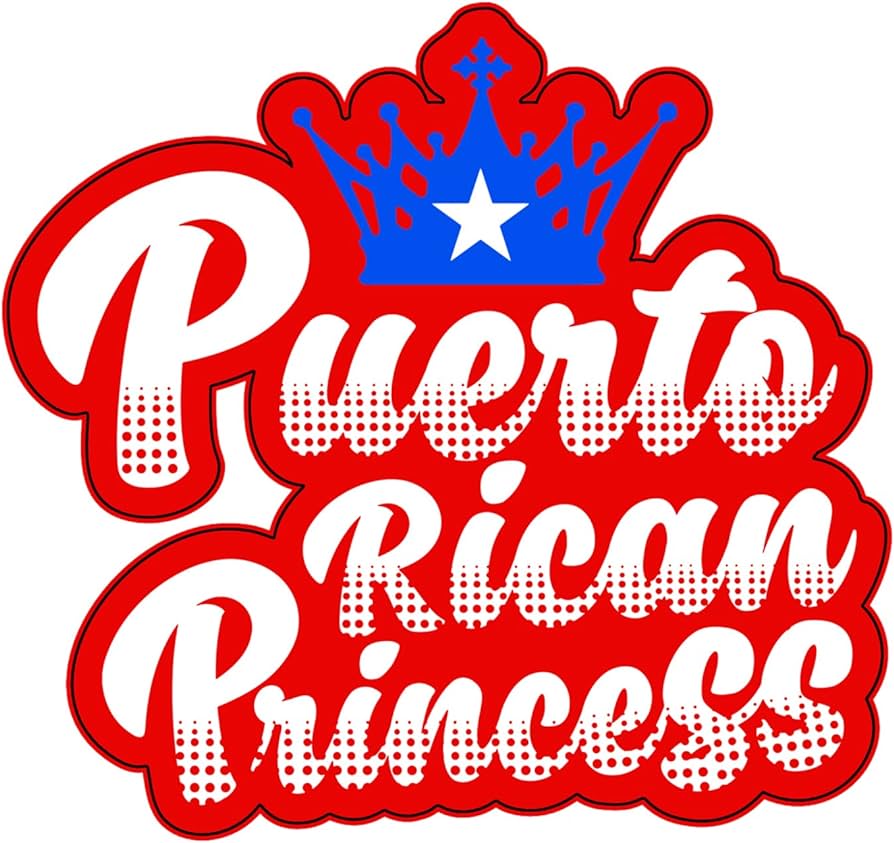 Puerto Rican Princess  Decal
